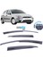 Ford Focus Iı 2004-2010 Sunplex Sport Style Cam Rüzgarlığı Set 4lü 1