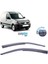 Bes Tuning Renault Master 1998-2009 Sunplex Sport Style Cam Rüzgarlığı Set 2li 1