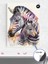 Zebra Sevgisi Hayvan Poster - Afiş - Dekoratif Duvar Posteri 1