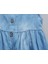 Kızlar Katı Kolsuz Prenses Denim Elbiseler Kıyafetler Sundress (Yurt Dışından) 4