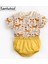 Yenidoğan Yaz Kısa Kollu Bebek Kız Giyim Setleri 2 Adet Pamuk Bebek Giysileri Sevimli Karikatür (Yurt Dışından) 1