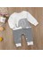 Yenidoğan Bebek Fil Çizgili Romper Tulum Bodysuit Kıyafetler Giysileri 0-18 Ay (Null) (Yurt Dışından) 2