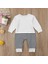 Yenidoğan Bebek Fil Çizgili Romper Tulum Bodysuit Kıyafetler Giysileri 0-18 Ay (Null) (Yurt Dışından) 3