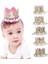 Güzel Bebek Kafa Bandı Narin Taç Doğum Günü Kız Bebek Hairbands Glitter Taç Çiçek Çember Saç Bebek Doğum Günü Partisi Saç Dekor (Yurt Dışından) 2