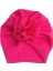Büyük Çiçek Bebek Türban Yumuşak Düz Renk Çocuklar Yenidoğan Bebek Kız Şapka Bebek Yürümeye Başlayan Kaput Kap Bere Headwraps Bebek Aksesuarları (Yurt Dışından) 2
