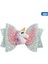 Jddb Yeni Unicorn Yıldız Büyük Kız Çocuklar Payet Yay Gökkuşağı Saç Klipleri (Yurt Dışından) 4