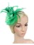 Bayan Tüy Fascinator Şapka Saç Bandı Düğün Kostümü Yeşil (Yurt Dışından) 3