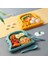 【happier】 4 Parçalı Set Bebek Dinozor Sofra Çocuk Yemek Tabağı Ev Karikatür Çevre Koruma Besleme Sofra (Yurt Dışından) 3