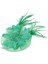 Bayan Tüy Fascinator Şapka Saç Bandı Düğün Kostümü Yeşil (Yurt Dışından) 4