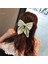 Saç Tokası Saten Ilmek Saç Klipleri Düz Renk Kafa Bandı Klipleri ile Headdress Yay Firkete Zarif Ördek Gagası Klip Moda Üst Klip (Yurt Dışından) 3