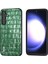 Samsung Galaxy S23 Fe Cowhide Deri Kaplama Timsah Doku Tpu+Pc Telefon Kılıfı (Yurt Dışından) 1