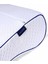 Tekno Trust 40 x 60 Çift Bombeli Ortopedik Yastık 60X40X11/9 cm Beyaz Visko Beyaz Pamuk Polyester 4