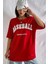 Only Trendwear Unisex Baseball Baskılı Oversize Tshirt 1