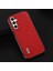 Samsung Galaxy Retro M54 5G/F54 5g Litchi Doku Deri Kaplamalı Tpu+Pc Red Telefon Kılıfı (Yurt Dışından) 2