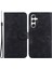 Samsung Galaxy S24 Için+ Deri Izli Çiçek Telefon Kılıfı (Yurt Dışından) 1