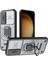 Samsung Galaxy S23 Için+ Slayt Lens Koruma Pc+ Tpu Grey Koruyucu Telefon Kılıfı (Yurt Dışından) 1