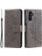 Samsung Galaxy S24+ Mandala Çiçek Grey Telefon Kılıfı (Yurt Dışından) 1