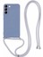 Samsung Galaxy S22 5g Fiber Astar Tpu Long Lanyard Lavender Gri Telefon Kılıfı (Yurt Dışından) 1