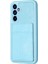 Samsung Galaxy A34 5g Mat Pu Deri Kaplamalı Tpu Blue Kabuk Telefon Kılıfı (Yurt Dışından) 1