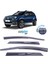 Dacia Lodgy 2012-2019 Sunplex Sport Style Cam Rüzgarlığı Set 4lü 1