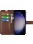 Samsung Galaxy S24+ Pu Pu Deri Flip Kahverengi Telefon Kılıfı (Yurt Dışından) 2