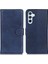 Samsung Galaxy S24 Için+ Cowhide Doku Pu Deri Kabuk Telefon Kılıfı (Yurt Dışından) 1