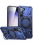 Samsung Galaxy S24 Için+ Durum Manyetik Tpu+ Pc Koruyucusu Navy Blue Telefon Kılıfı (Yurt Dışından) 1