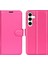 Samsung Galaxy S24 Için+ Litchi Doku Telefon Kılıfı (Yurt Dışından) 1