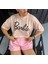 Barbie Baskılı Oversize (Geniş Kesim) Crop T-Shirt 1