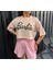 Barbie Baskılı Oversize (Geniş Kesim) Crop T-Shirt 2