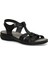 158589.Z4Fx Siyah Kadın Comfort Sandalet 2