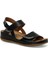 104424.Z4Fx Siyah Kadın Comfort Sandalet 2