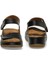 104424.Z4Fx Siyah Kadın Comfort Sandalet 5