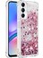 Samsung Galaxy A05S 4g Sıvı Işıltı Tpu Çizgisi Altın/kalpler Telefon Kılıfı (Yurt Dışından) 1