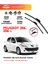 Peugeot 206 / 206+ (2000-2014) Muz Tipi Silecek Seti 1