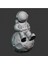 Ayda Oturan Astronot 10CM Dekoratif Biblo 2