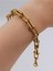 Çelik Tif Marka Geçmeli Gold 17-22 cm Bileklik 3