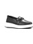 FRX.1076 Deri Siyah Anatomik Loafer Kadın Ayakkabı 1