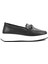 FRX.1076 Deri Siyah Anatomik Loafer Kadın Ayakkabı 3