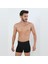 Likralı Boxer Siyah 5'li Paket 2