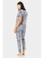 Gri Kadın Pijama Takımı 2023-26 Gri 325107 2