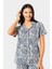 Gri Kadın Pijama Takımı 2023-26 Gri 325107 3
