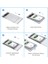 Yeni Vidasız Sürgülü 2.5" USB 3.0 Harici SSD Harddisk Şeffaf Taşınabilir HDD Kutusu Transparan 3