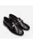 Hakiki Deri Siyah Kadın Loafer 2