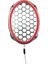 Ledli Flaşörlü Hoparlör Kapak Oval 1ADET 12V PK-5575, Kırmızı 1