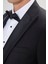 ALTINYILDIZ CLASSICS Erkek Siyah Slim Fit Dar Kesim Kırlangıç Yaka %100 Yünlü Klasik Smokin Takım 5
