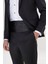 ALTINYILDIZ CLASSICS Erkek Siyah Slim Fit Dar Kesim Kırlangıç Yaka %100 Yünlü Klasik Smokin Takım 6