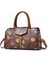 Moda Omuz Çantası Kadınlar Için Retro Çiçek Desen Taşınabilir Satchel Pu Işe Gidiş Lüks Boston Kadın Crossbody Çanta (Yurt Dışından) 4