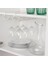 Teknotrust IKEA Palycke IKEA 29 cm çelik Rafa Takılabilen Kadeh Tutucu Raf Askısı Çelik Beyaz Şarap Kadehi Askısı 4