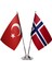 Norveç Ikili Masa Bayrağı 1